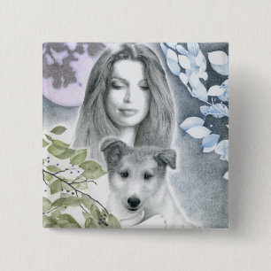 Chapa Cuadrada "Botón del puente del alcohol"