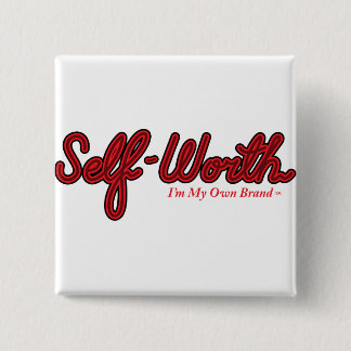 Chapa Cuadrada ¡Botón encima de su marca!