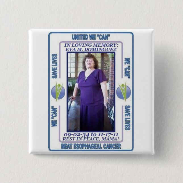 CHAPA CUADRADA BOTONES DE DOMÍNGUEZ (Anverso)