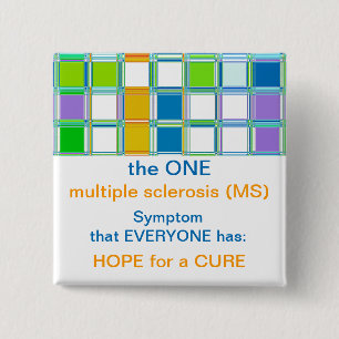 Chapa Cuadrada Botones de sensibilización del equipo MS para esc
