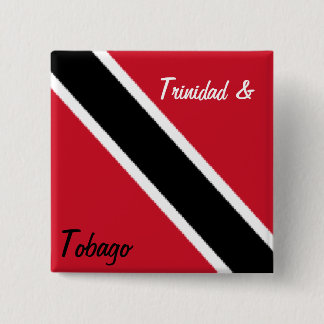 Chapa Cuadrada Botones de Trinidad y Tobago