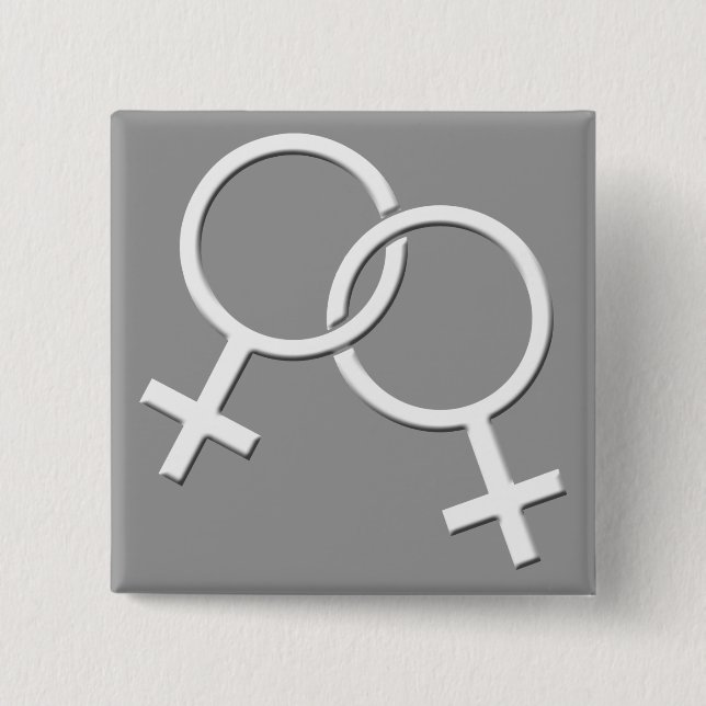 Chapa Cuadrada Botones del Orgullo Gay Botones de amor Rainbow de (Anverso)