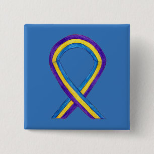 Chapa Cuadrada Botones Personalizado Pin de la cinta de opciones 