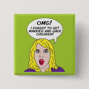 Chapa Cuadrada Botones RETRO COMICS