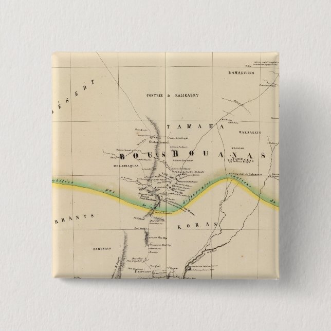 Chapa Cuadrada Botswana, Sudáfrica 51 (Anverso)