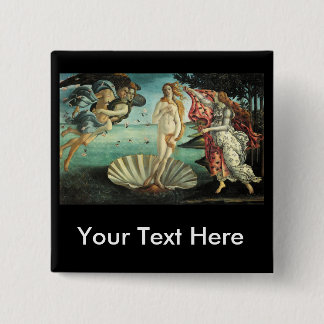 Chapa Cuadrada Botticelli - nacimiento de Venus