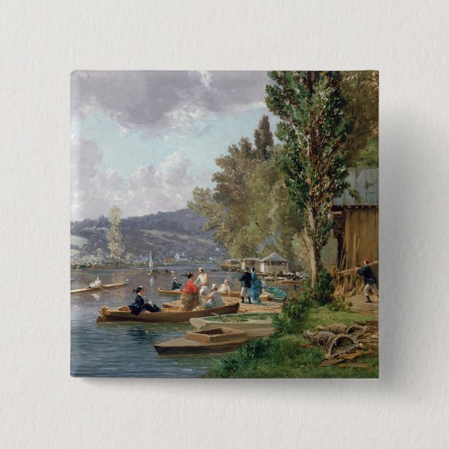 Chapa Cuadrada Bougival, 1873 (Anverso)