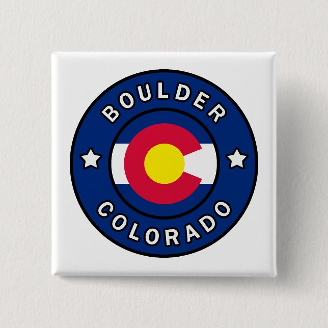 Chapa Cuadrada Boulder Colorado (Anverso)