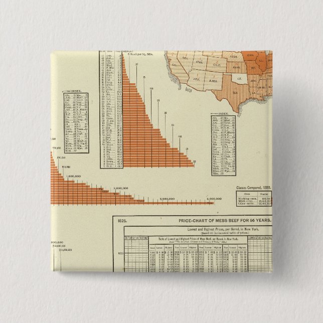 Chapa Cuadrada Bovino (Anverso)