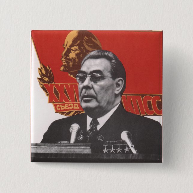 Chapa Cuadrada Brezhnev (Anverso)
