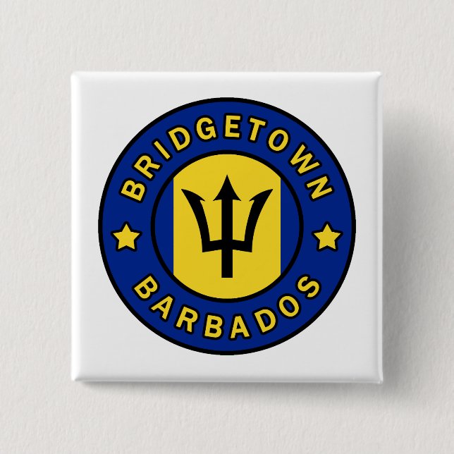 Chapa Cuadrada Bridgetown Barbados (Anverso)