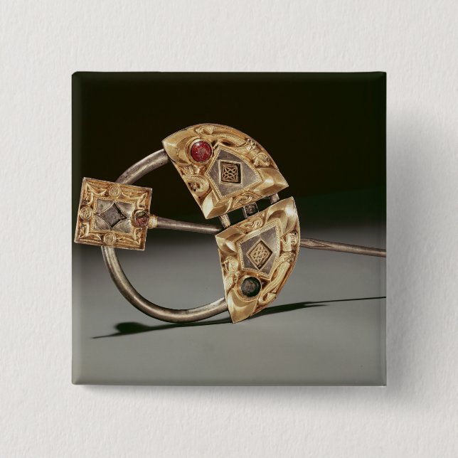 Chapa Cuadrada Broche anular, acumulación de Ardagh, Reerasta (Anverso)