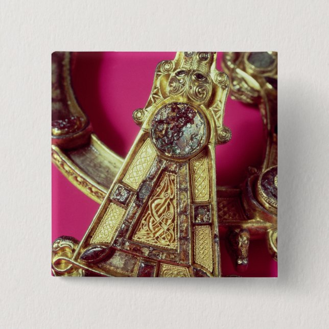 Chapa Cuadrada Broche de Tara (Anverso)