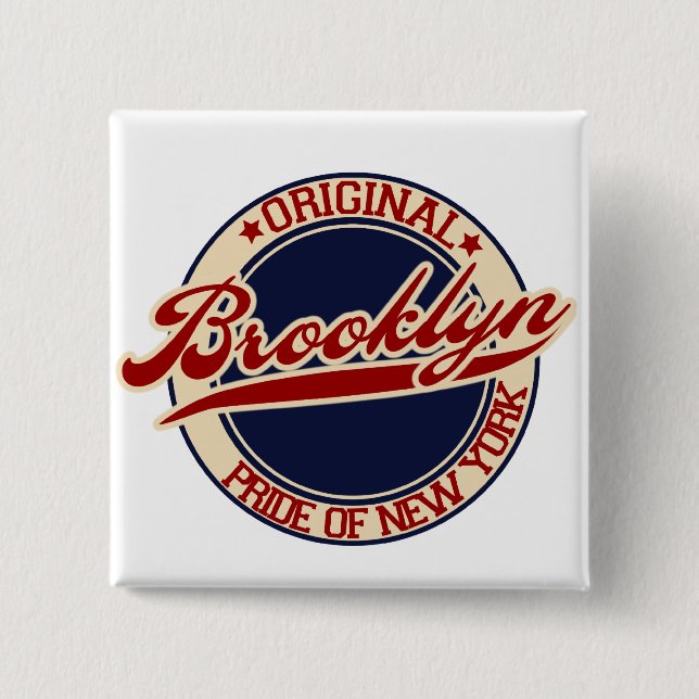 Chapa Cuadrada Brooklyn (Anverso)