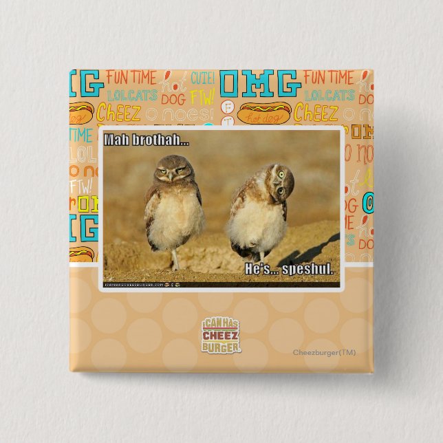 Chapa Cuadrada Brothah del Mah (Anverso)