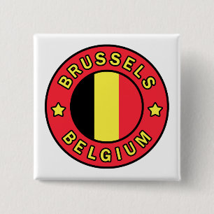 Chapa Cuadrada Bruselas Bélgica