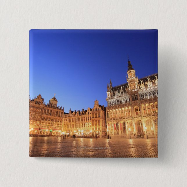 Chapa Cuadrada Bruselas, Bélgica 2 (Anverso)