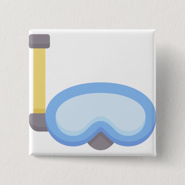 Chapa Cuadrada Buceador Scuba (Anverso)