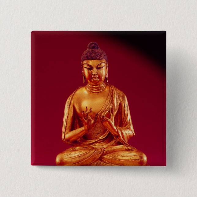 Chapa Cuadrada Buda Vairocana, dinastía Tang (Anverso)