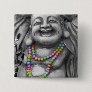 Chapa Cuadrada buddah del gay del bw
