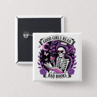 Chapa Cuadrada Buenos Chicas leen libros malos