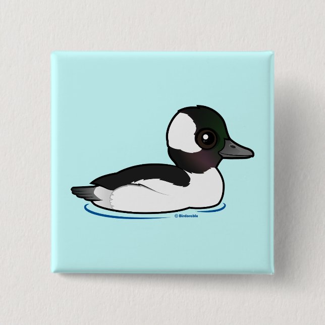 Chapa Cuadrada Bufflehead (Anverso)