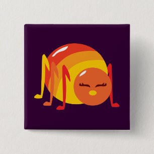 Chapa Cuadrada Bug rayado