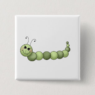 Chapa Cuadrada Buggin usted · Caterpillar sonriente