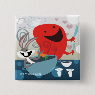 Chapa Cuadrada BUGS BUNNY™ y Gossamer Whimsical Meal Prep