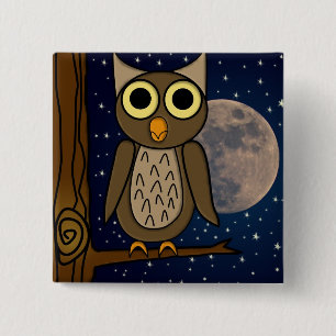 Chapa Cuadrada búho