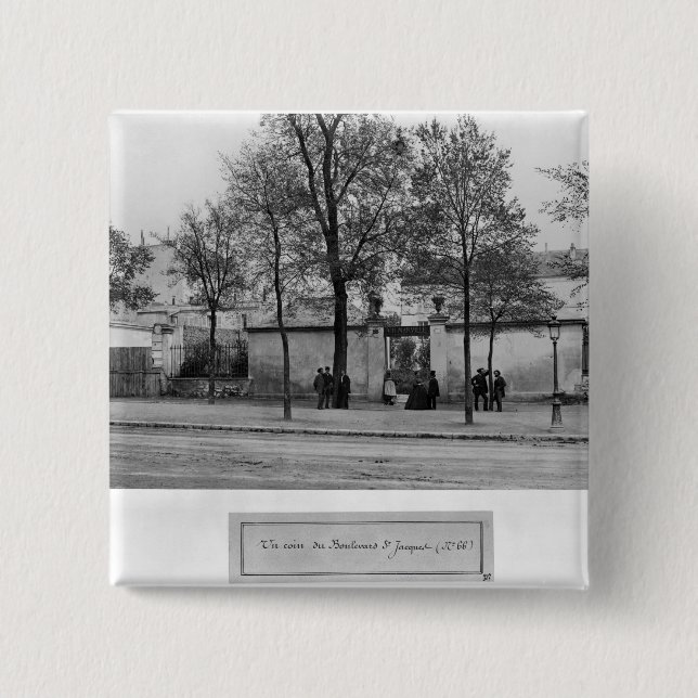 Chapa Cuadrada Bulevar Santo-Jacques (Anverso)