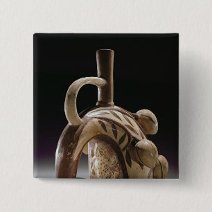 Chapa Cuadrada Buque de la cerámica de una rana que sube un cacao