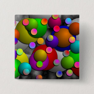 Chapa Cuadrada Burbujas de Kenneth Yoncich