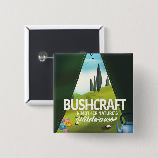 Chapa Cuadrada Bushcraft 'Visita el desierto de la Madre Naturale