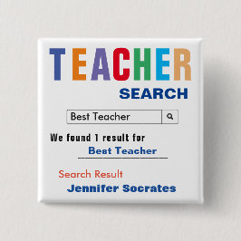 Chapa Cuadrada Búsqueda del mejor profesor