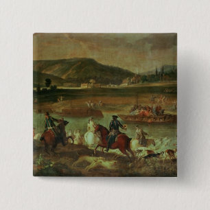 Chapa Cuadrada Búsqueda en el bosque en Compiegne