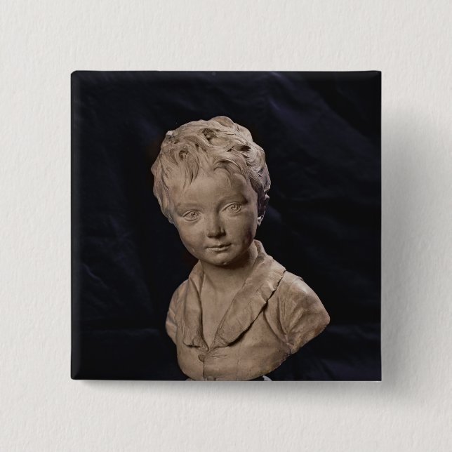 Chapa Cuadrada Busto de Alejandro Brongniart (Anverso)