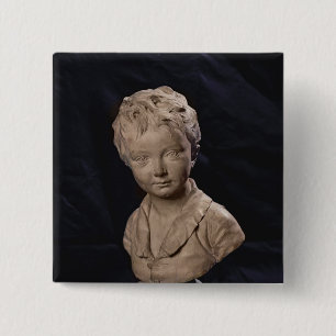Chapa Cuadrada Busto de Alejandro Brongniart