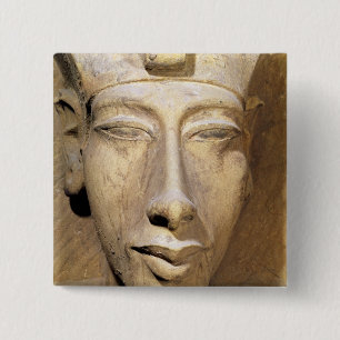 Chapa Cuadrada Busto de Amenophis IV   del templo de Amun