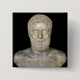 Chapa Cuadrada Busto de Hércules