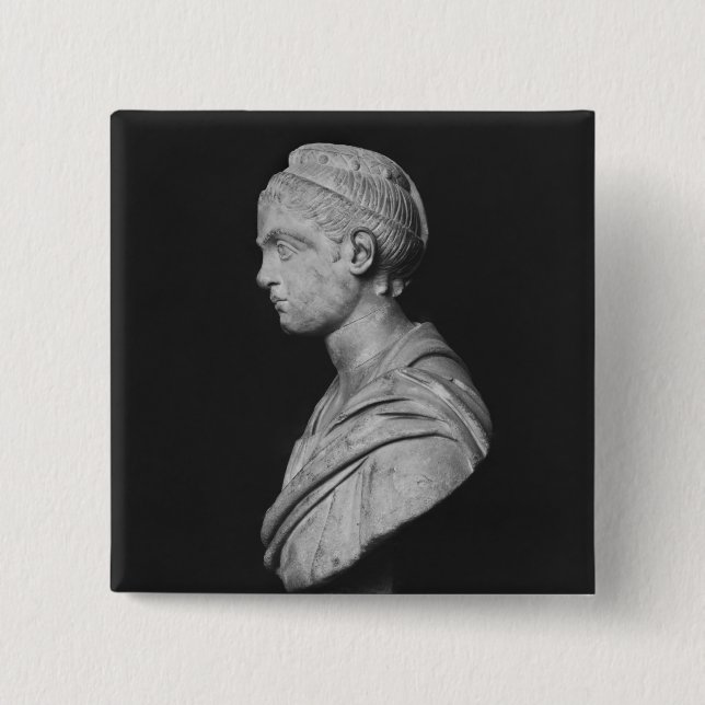 Chapa Cuadrada Busto de Julia Mamaea (Anverso)