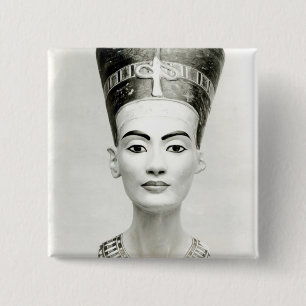Chapa Cuadrada Busto de la reina Nefertiti