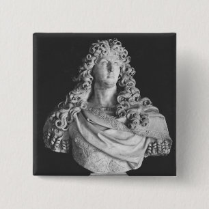 Chapa Cuadrada Busto de Louis XIV c.1678-81