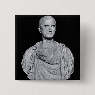 Chapa Cuadrada Busto de Marco Licinius Crassus