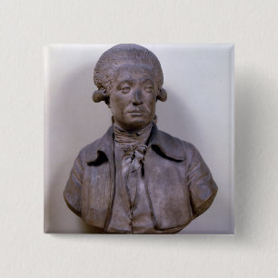 Chapa Cuadrada Busto de Marie Jean Antoine Nicolás