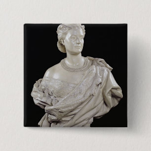 Chapa Cuadrada Busto de princesa Matilde c.1862-63