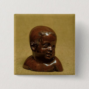 Chapa Cuadrada Busto de un niño, c.1715 del gres de Meissen