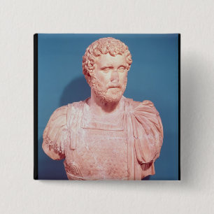 Chapa Cuadrada Busto del emperador Antoninus Pius