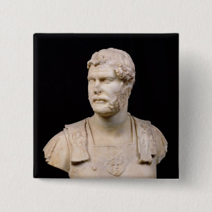 Chapa Cuadrada Busto del emperador Hadrian encontrado en Creta