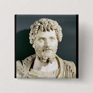 Chapa Cuadrada Busto del emperador Septimus Severus